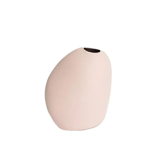 Ceramic bud vase pink 14cm