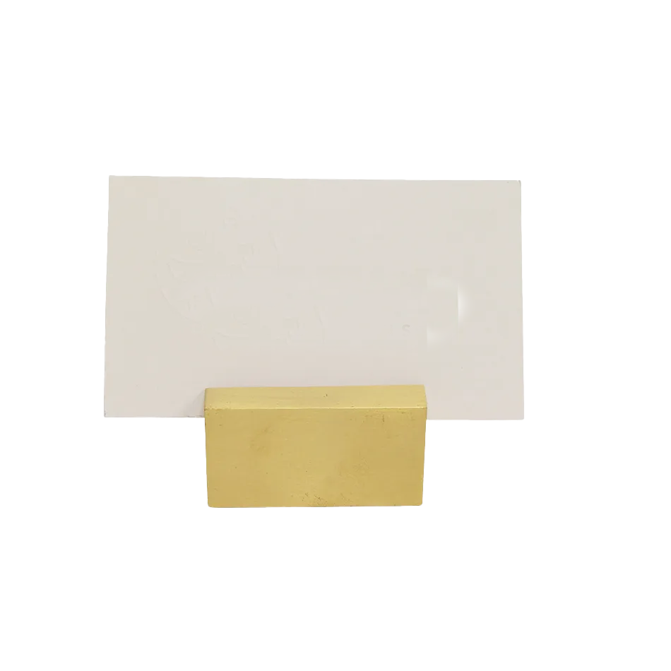 Card holder brass 5cm