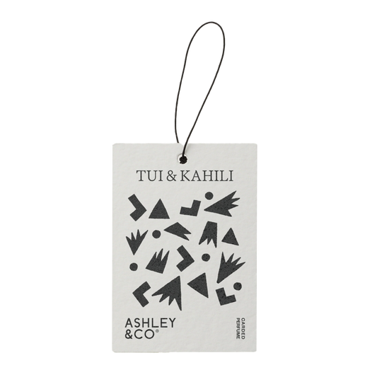 Carded perfume air freshener tui & kahili