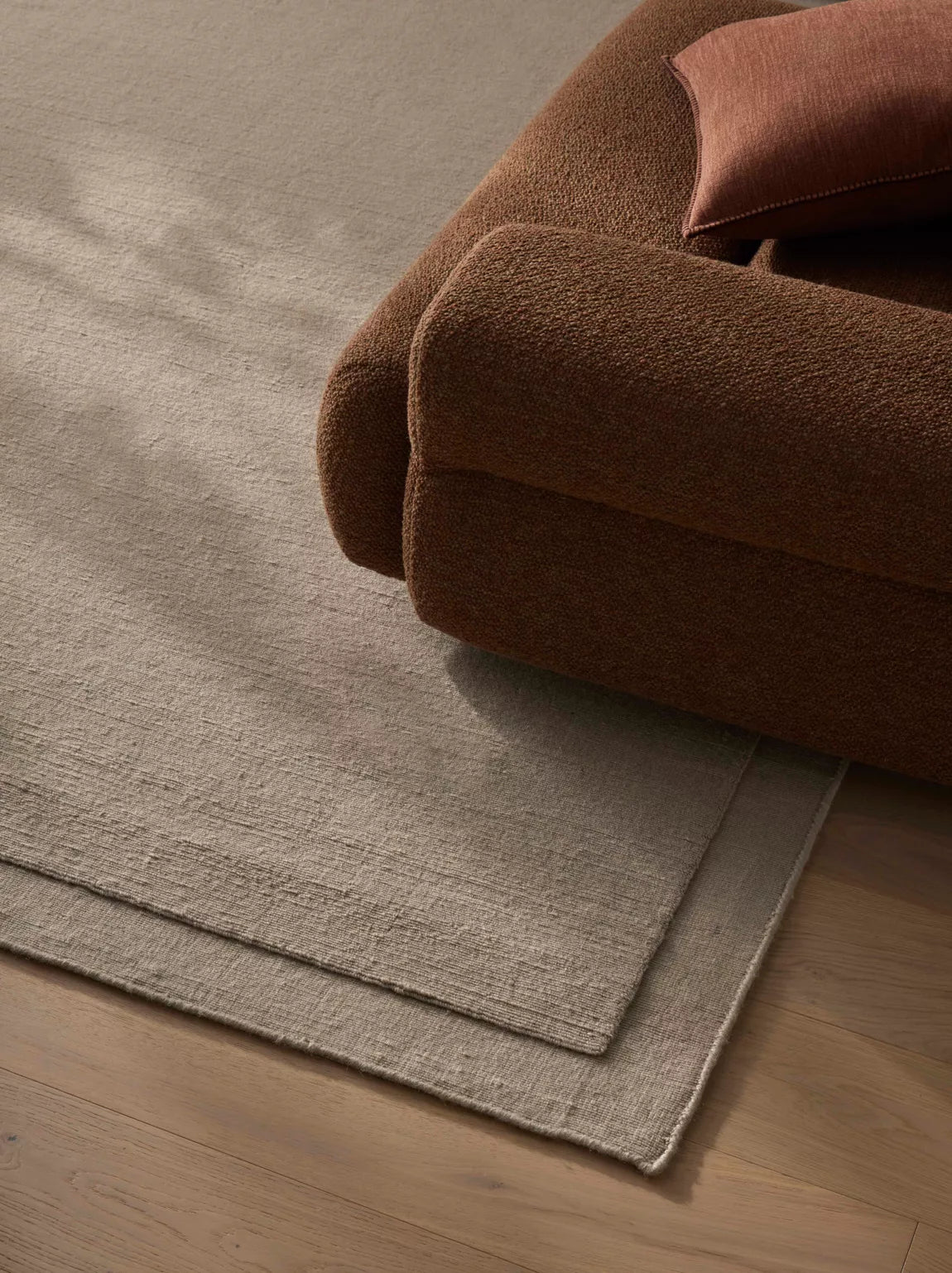 Cassio NZ wool rug fog