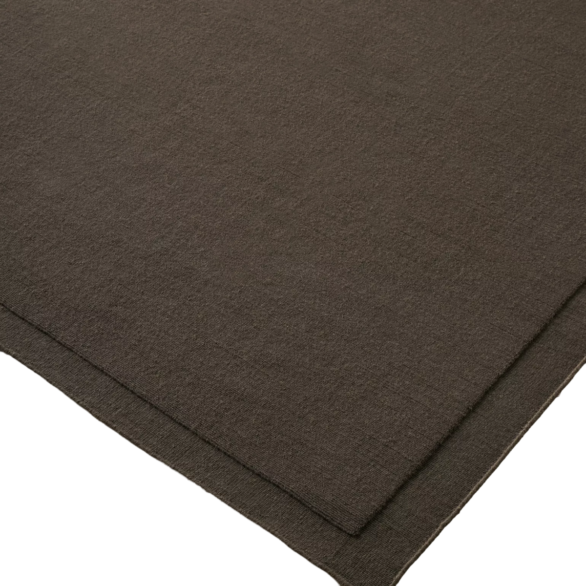 Cassio NZ wool rug fudge