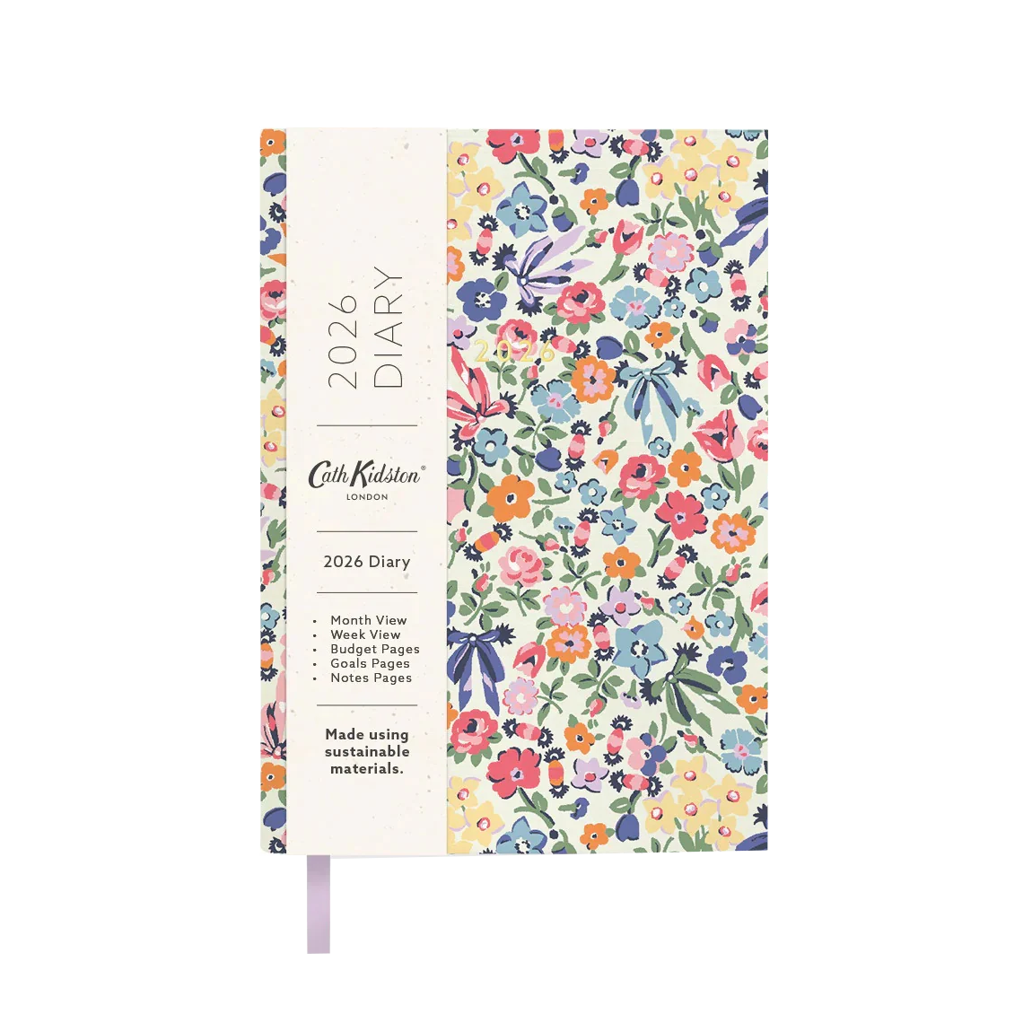 Cath Kidston 2026 floral diary weekly view A5