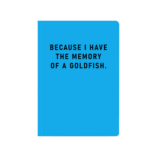 Soft cover notebook memory of a goldfish A5