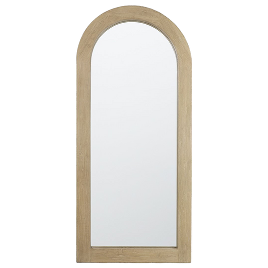 Cava rounded mirror 200cm natural