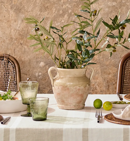 Charlotte terracotta jug 20cm stone