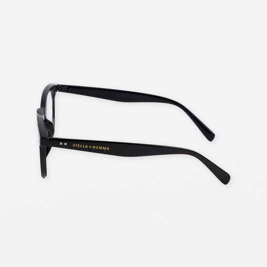 Claremont reading glasses black (180)