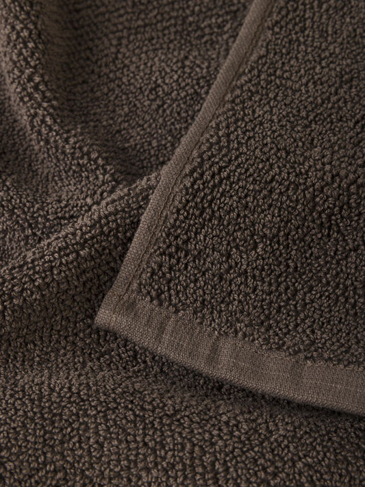 Classic cotton towel range cocoa