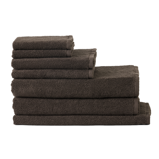Classic cotton towel range cocoa