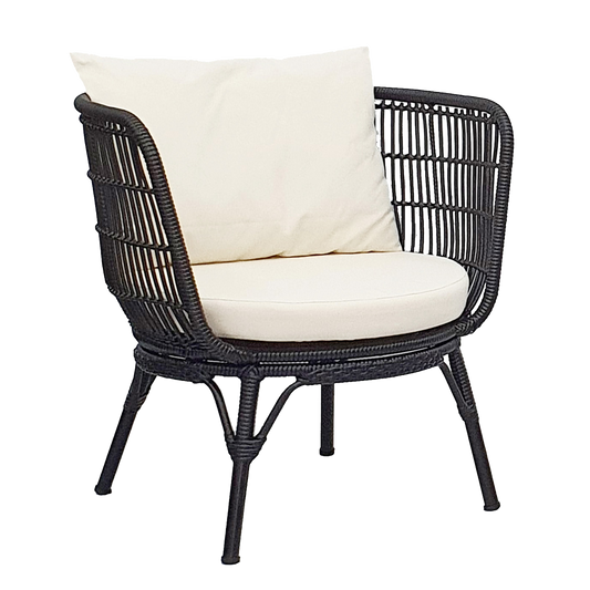 Clifton 3-piece outdoor set black