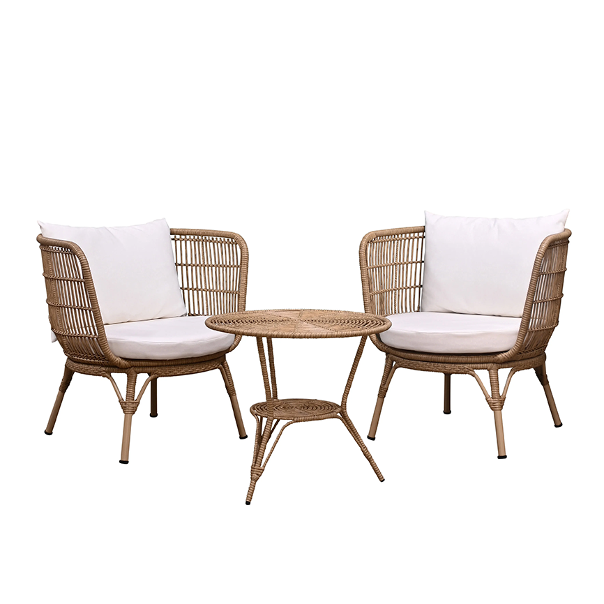 Clifton 3-piece outdoor set natural