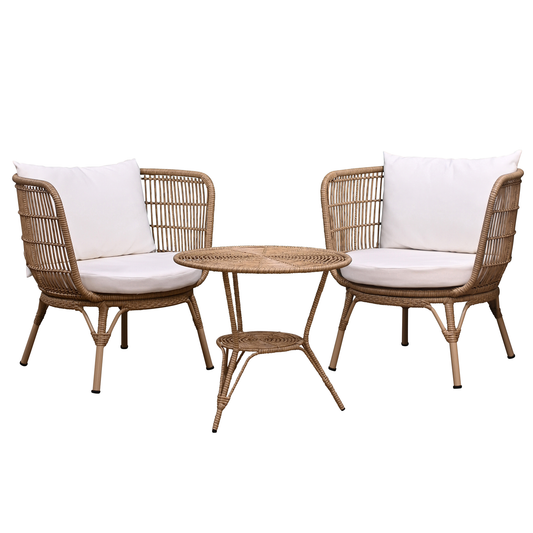 Clifton 3-piece outdoor set natural