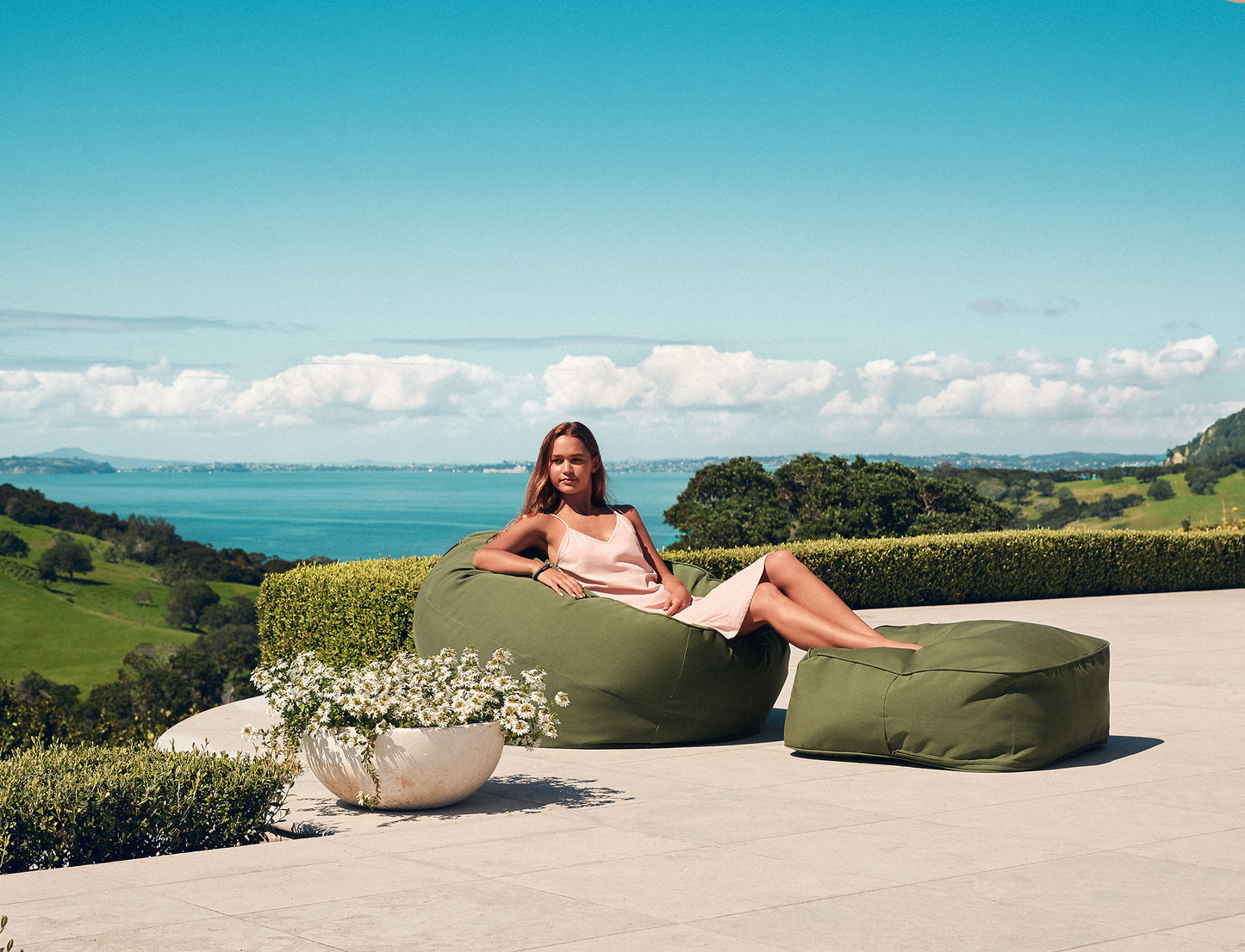 Coast outdoor beanbag with contrast piping XL