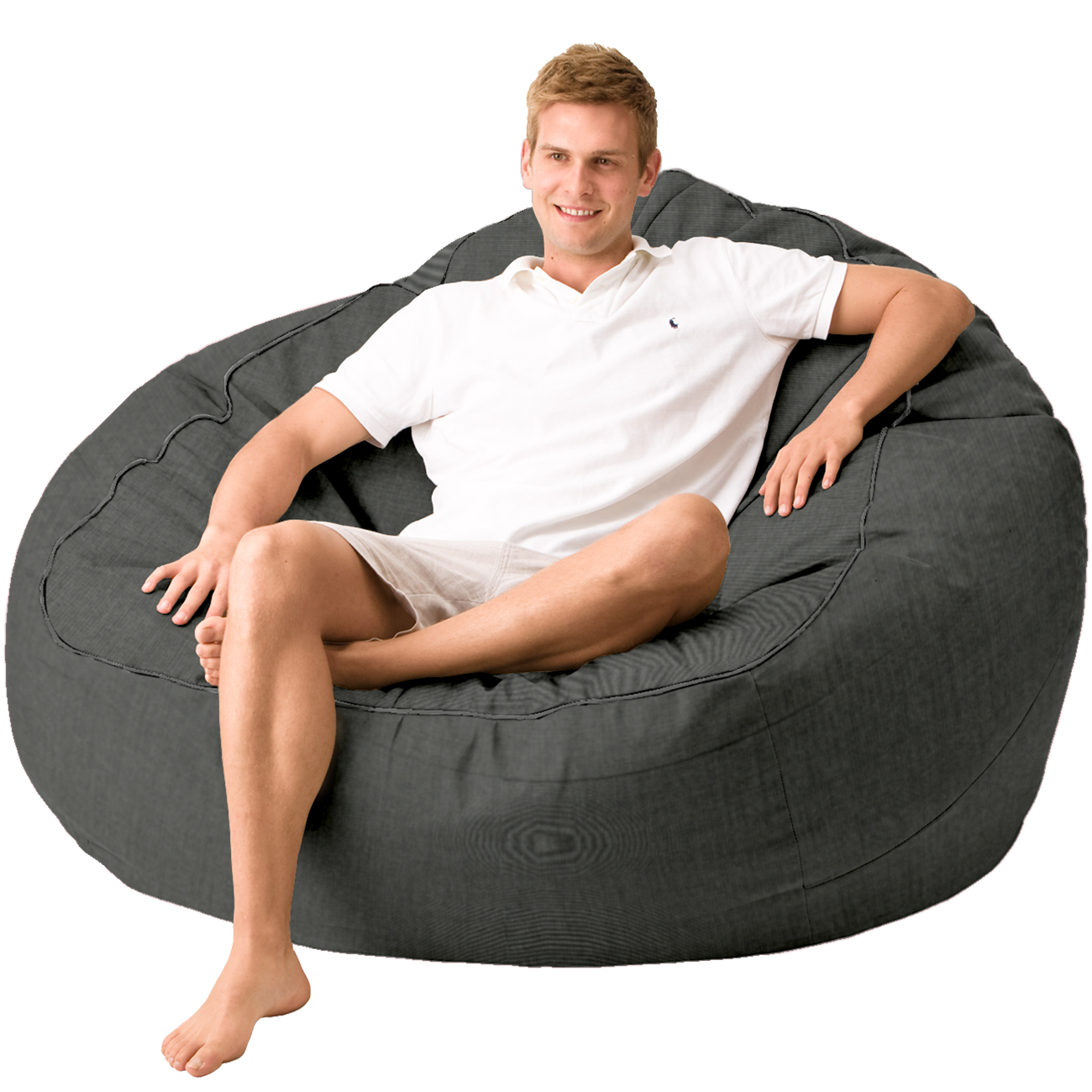 Coast outdoor beanbag with matching piping XXL