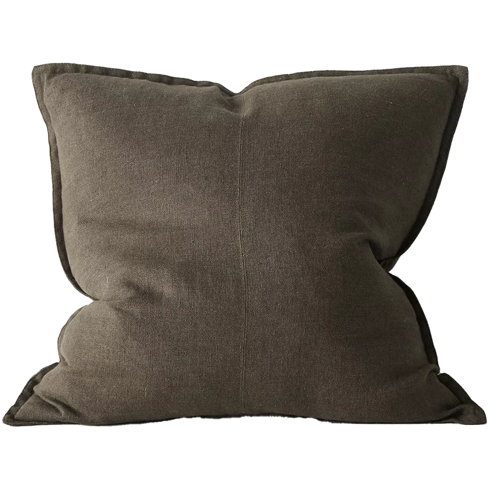 Como linen cushion cover spruce 50cm