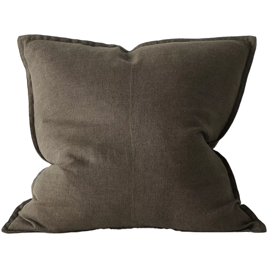 Como linen cushion cover spruce 50cm