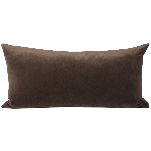 Cotton velvet cushion cover henna 80 x 40cm