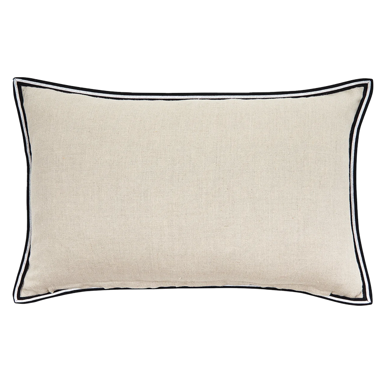 Cotton velvet & linen cushion cover forest 35 x 55cm