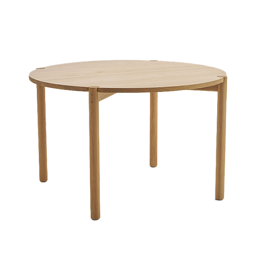 Cove oak round dining table natural 120cm