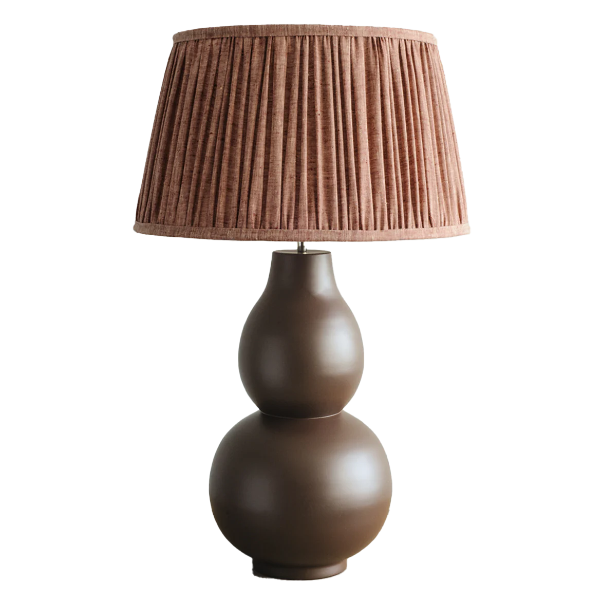 Curvo table lamp chocolate