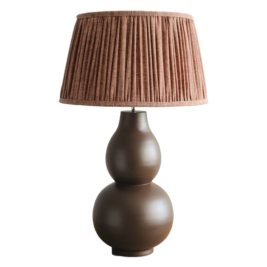 Curvo table lamp chocolate