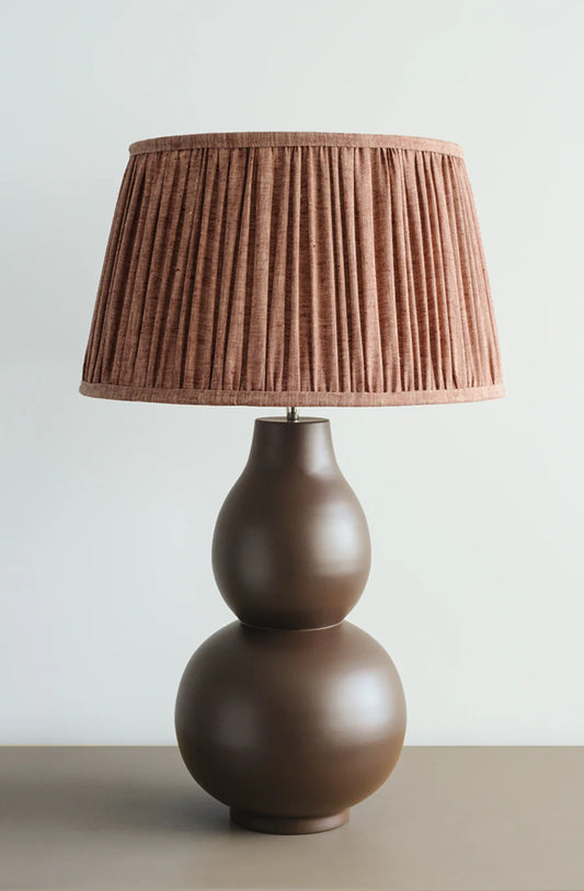 Curvo table lamp chocolate