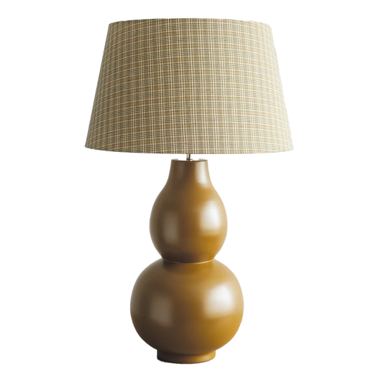 Curvo table lamp chocolate