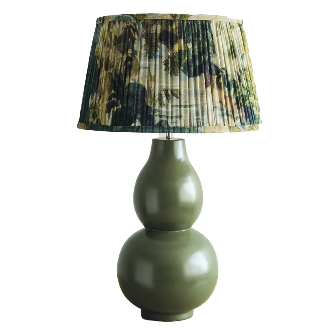 Curvo table lamp moss