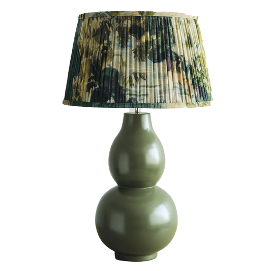 Curvo table lamp moss