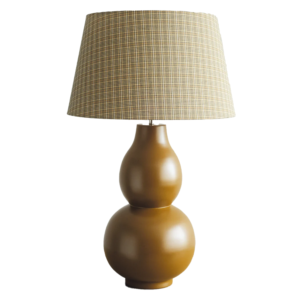 Curvo table lamp ochre