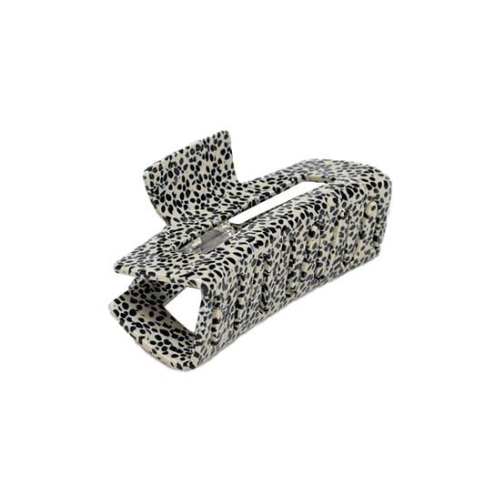 Dalmation rectangle claw clip