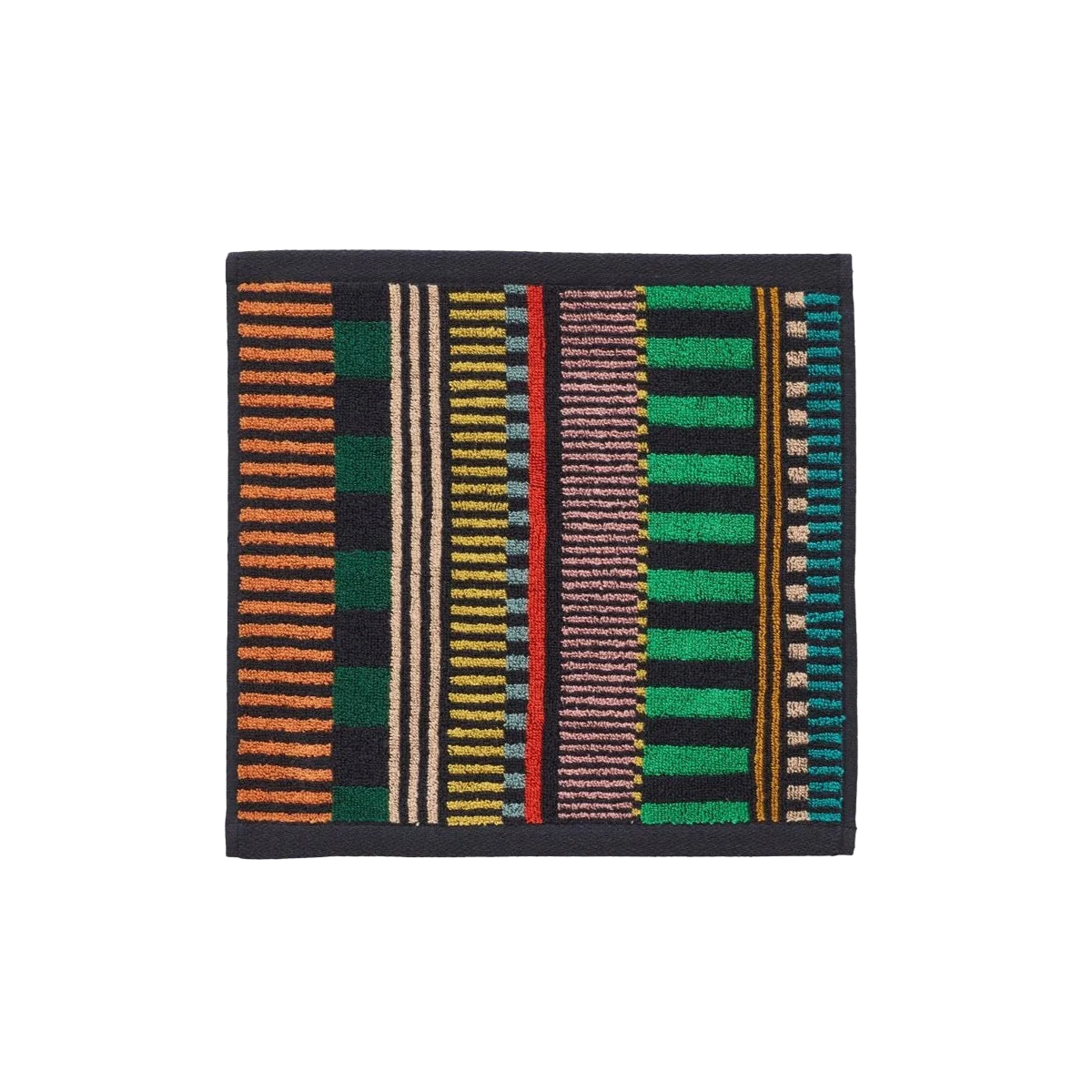 Donna Wilson multi stripe towel range