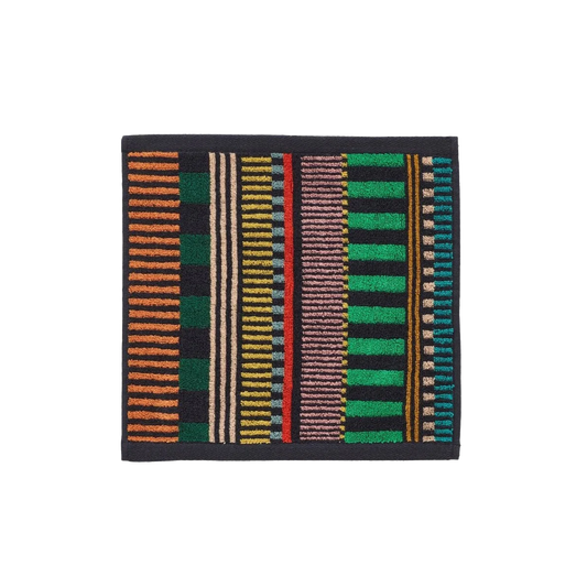 Donna Wilson multi stripe towel range