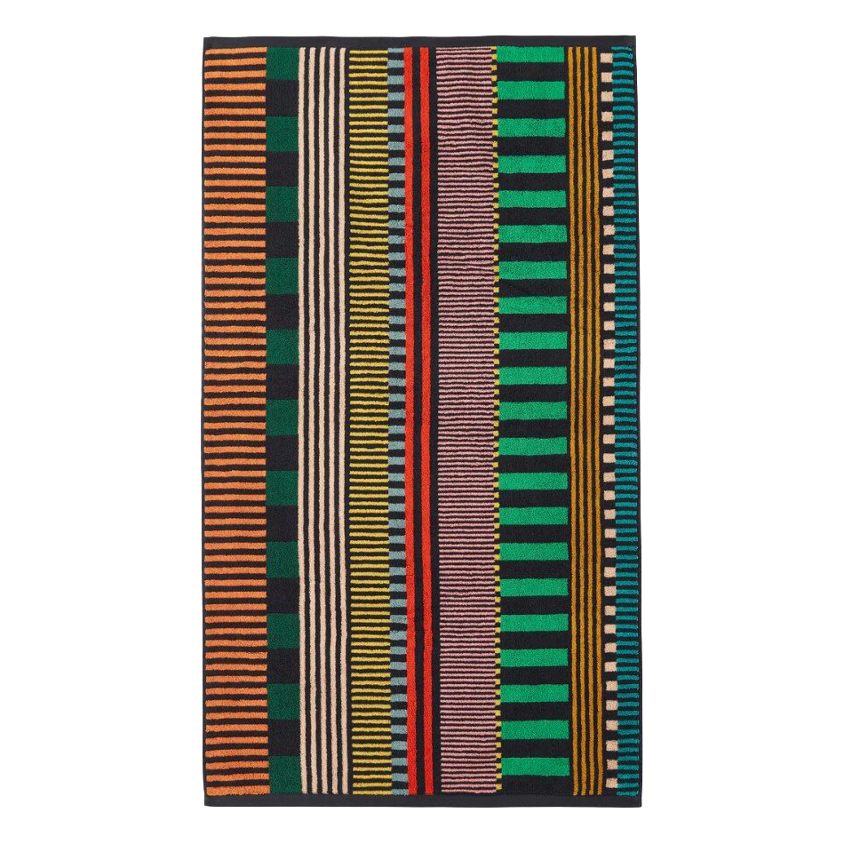Donna Wilson multi stripe towel range