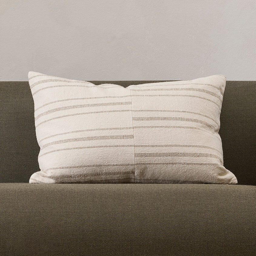Duke cotton cushion cover 40 x 60cm ecru