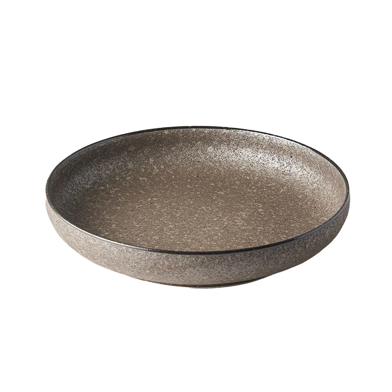 Earth high rim plate 22cm – green with envy nz