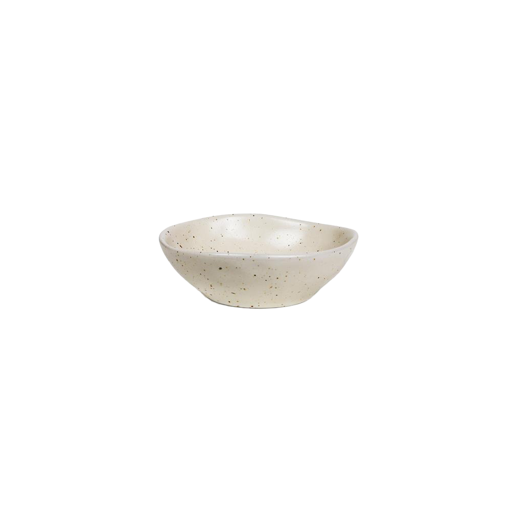 Earth organic shaped small dish natural 11cm
