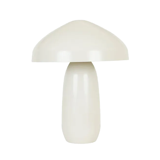 East curve table lamp oyster