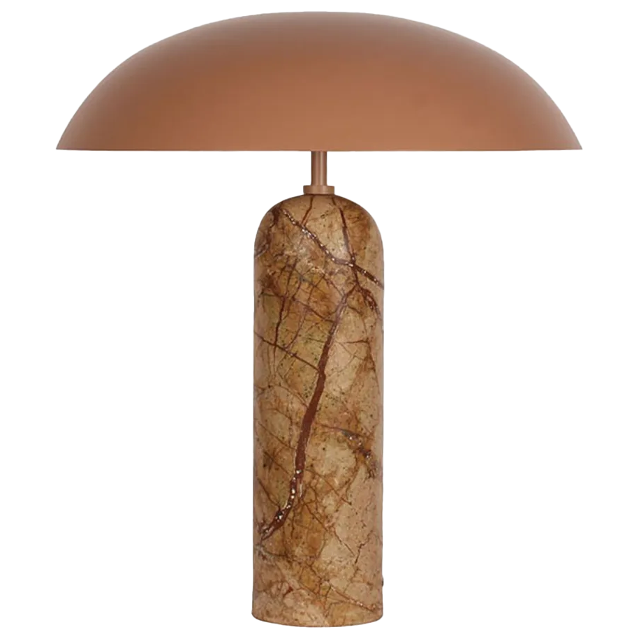 Easton tuscan marble table lamp toffee