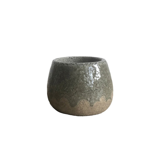 Elias glazed cover pot 12cm