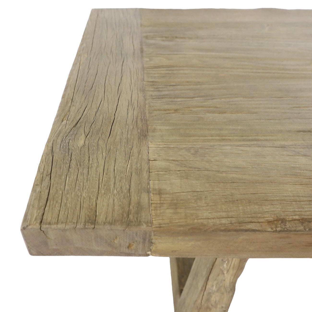 Elm dining table 244cm long