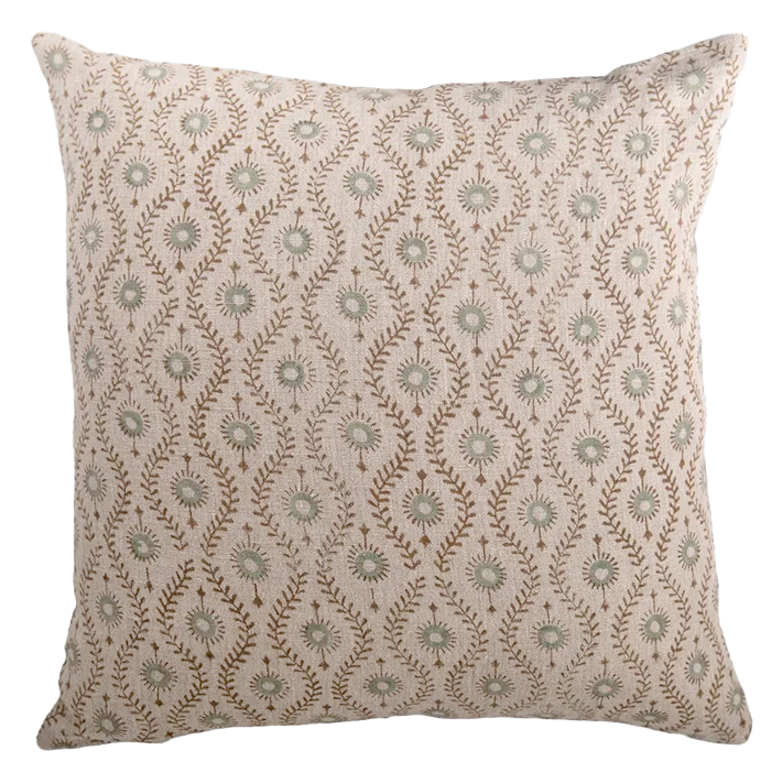 Emme block print Cushion Cover 50cm