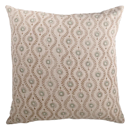Emme block print Cushion Cover 50cm