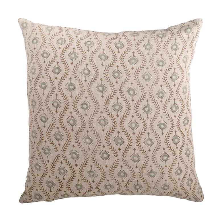 Emme block print Cushion Cover 50cm
