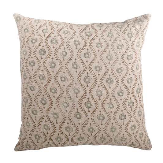 Emme block print Cushion Cover 50cm