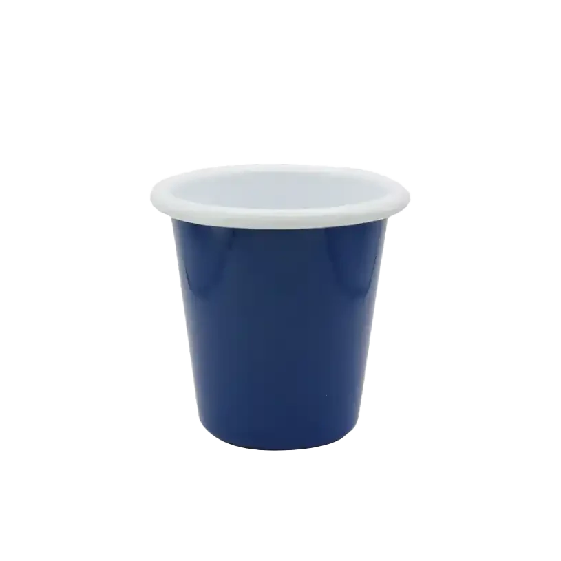 Enamel tumbler mineral blue 8cm