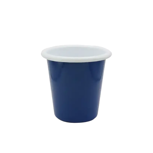 Enamel tumbler mineral blue 8cm