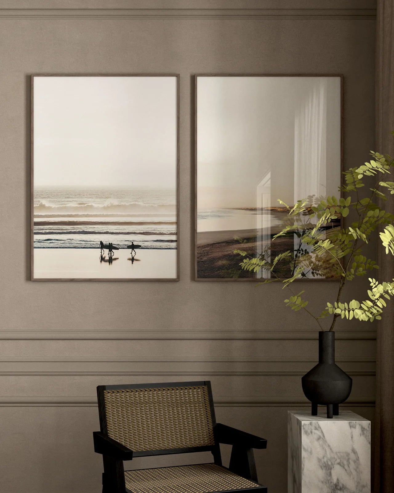 Evening Surf at Muriwai NZ photographic print