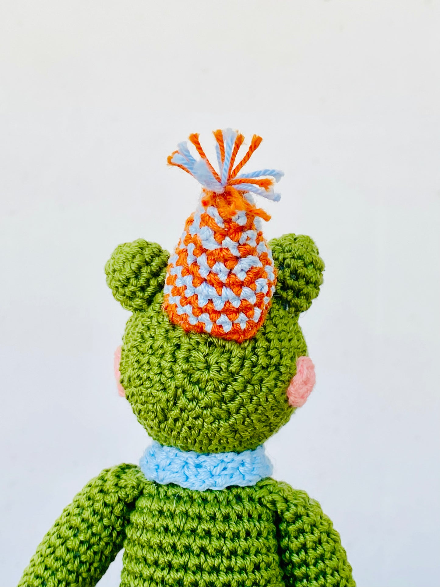 Fairtrade knit Olly crocodile toy