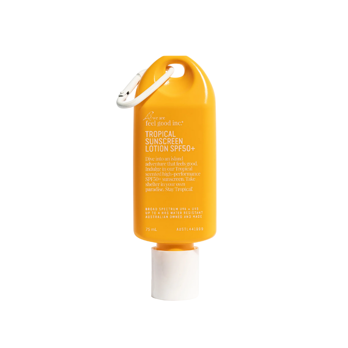 Feel Good sunscreen lotion tropical SPF 50+ 75ml