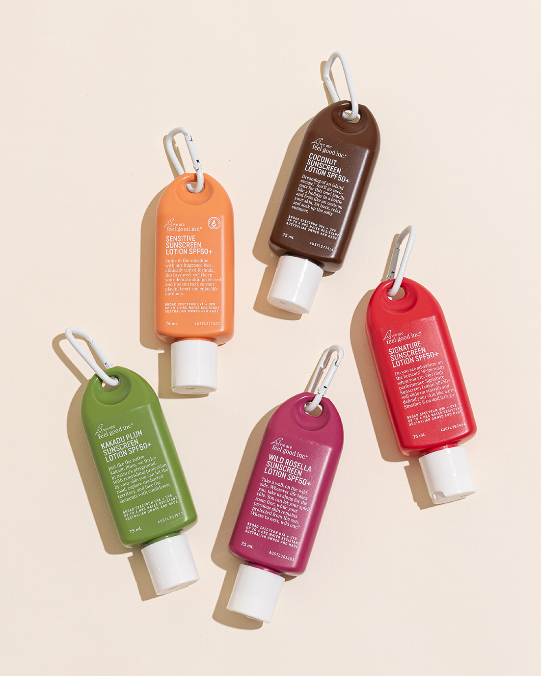 Feel Good sunscreen lotion coconut SPF 50+ 75mls